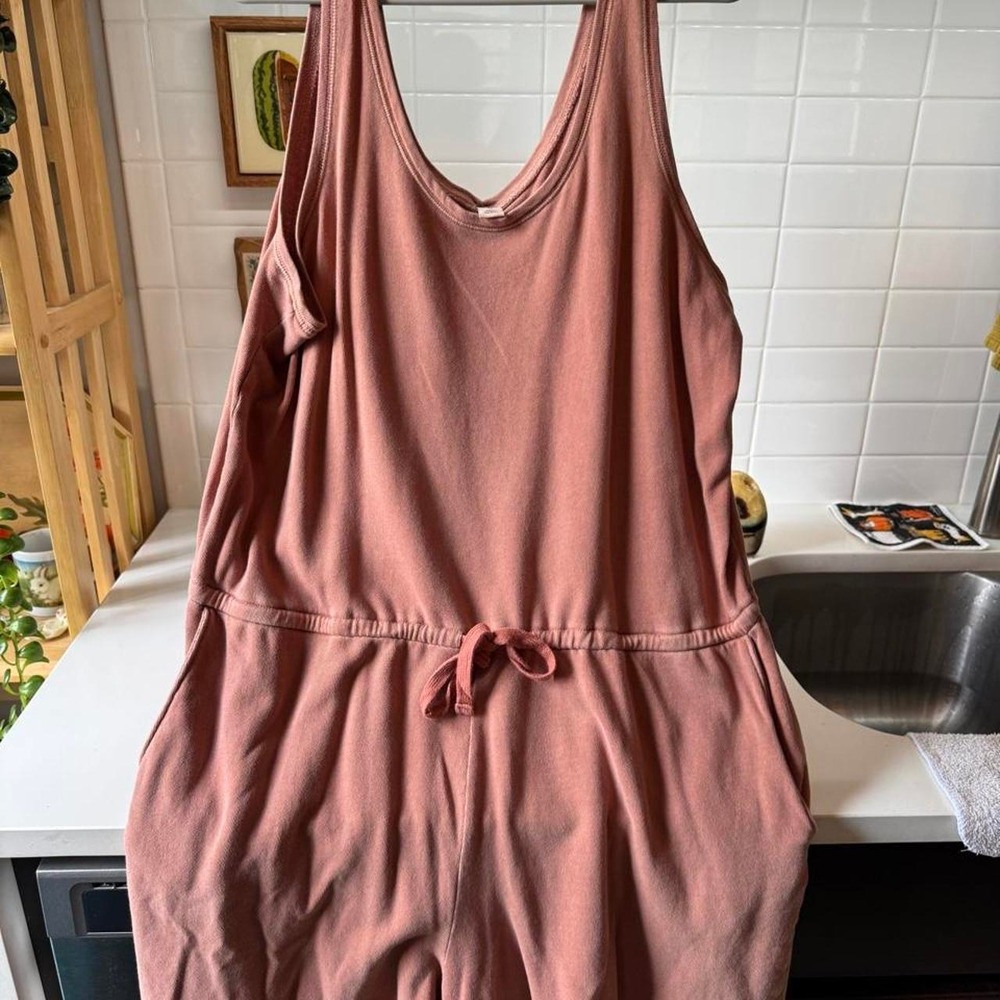 Old Navy Romper Mauvey Brown Fall Essentials Comfy Playsuit